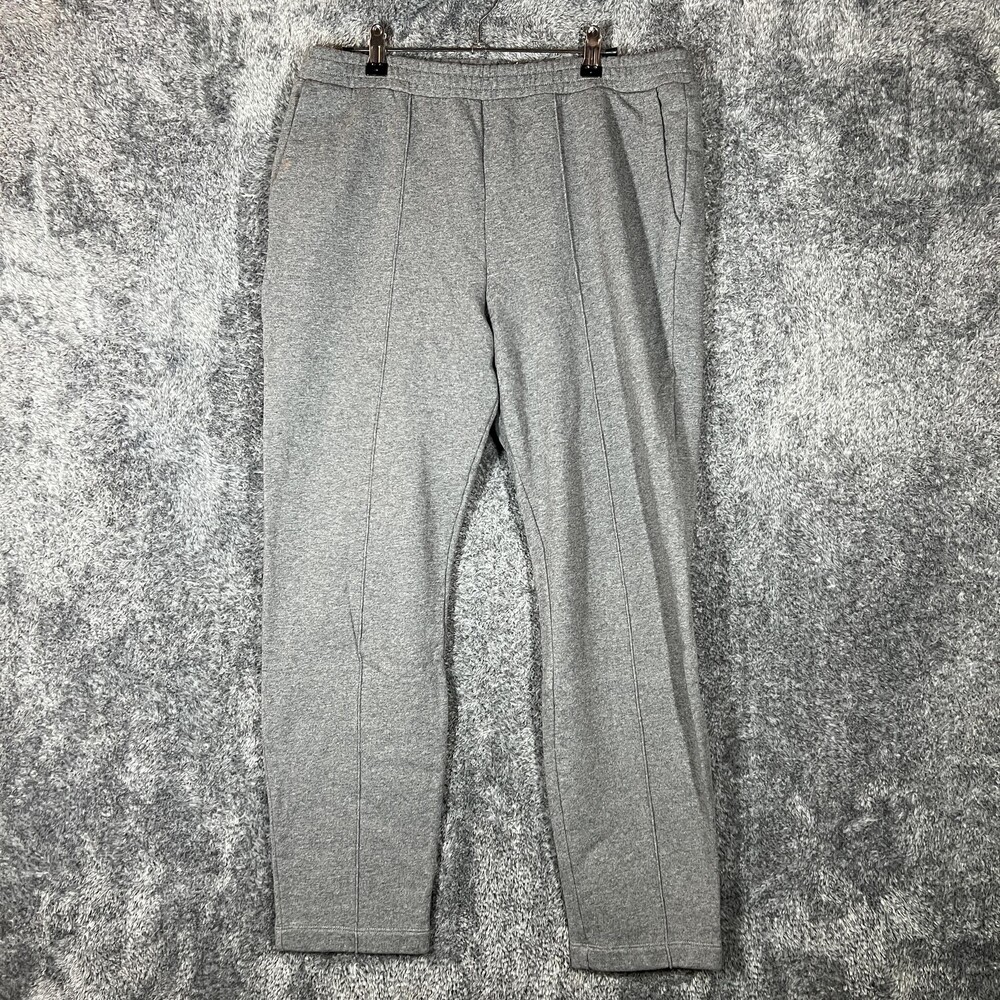 T Alexander Wang Pants Womens Large Gray French Terry Relaxed Fit Sweatpants Zip